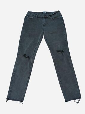 Judy Blue Black Distressed Slim Jeans